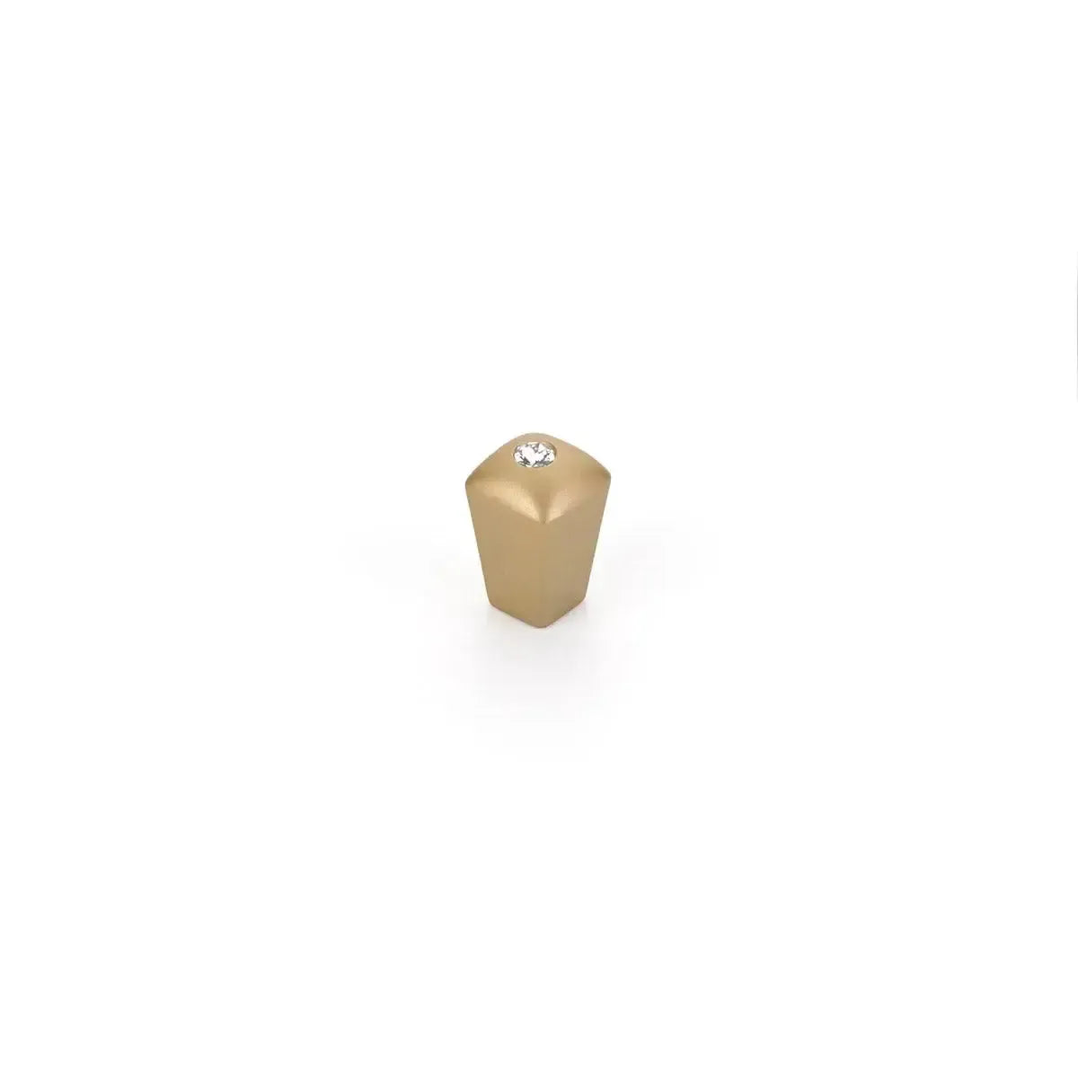 Skyevale Crystal Knob Signature Satin Brass