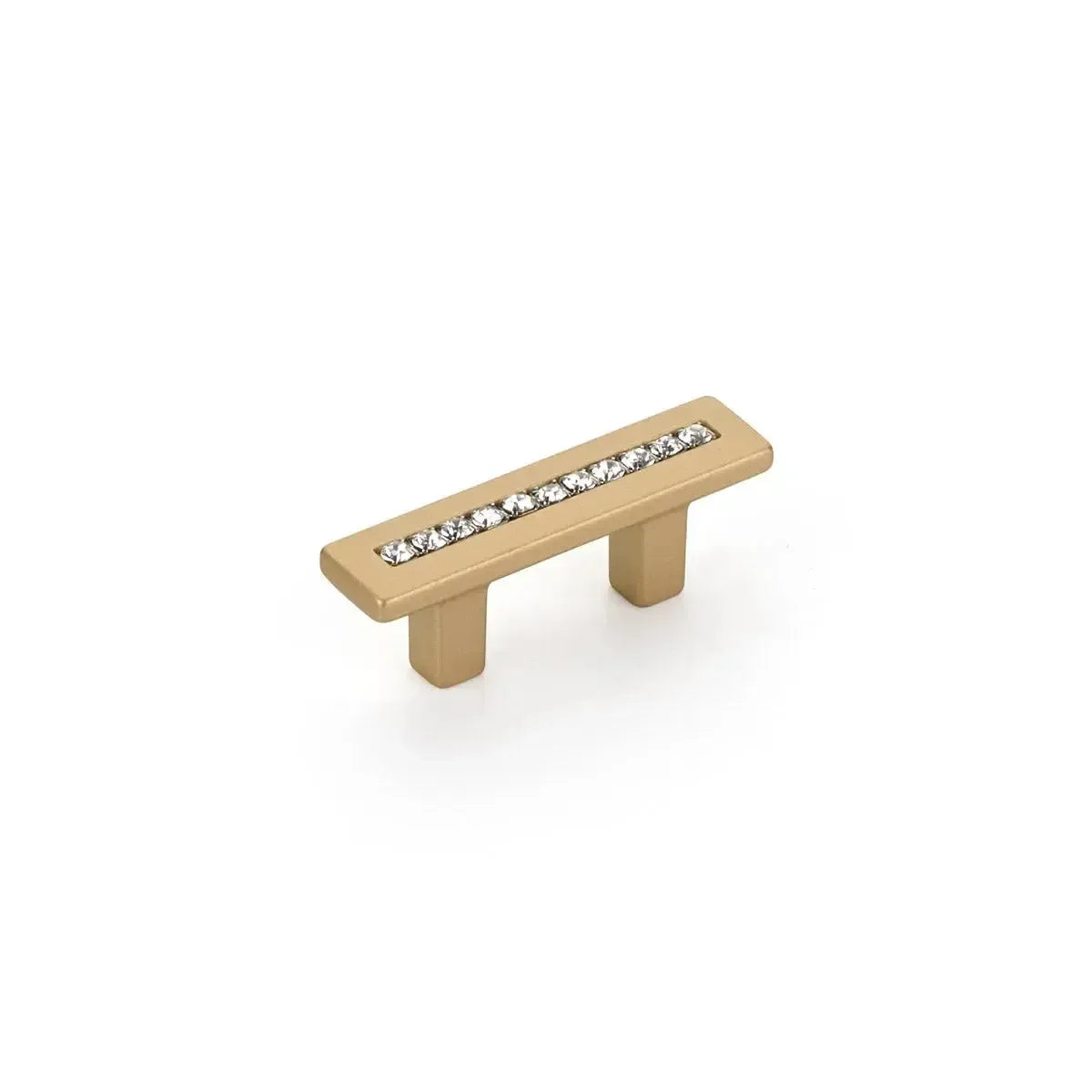 Skyevale Crystal Pull Signature Satin Brass