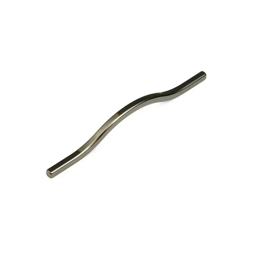 Sorrento Bowed Cabinet Pull Black Chrome