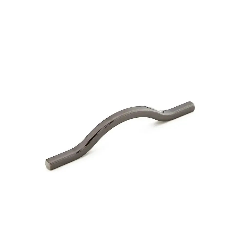 Sorrento Bowed Cabinet Pull Black Chrome