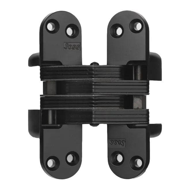 Soss 1-1/8" x 4-5/8" Heavy Duty Invisie Hinge for 1-3/4" Doors Lacquered Oil Rubbed Bronze