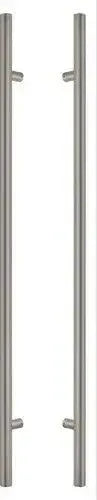 The Sure-Loc 48" Round Long Door Pull, Double-Sided in finish