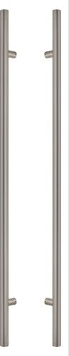 The Sure-Loc 48" Round Long Door Pull, Double-Sided in finish