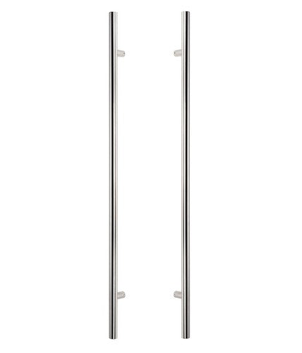 The Sure-Loc 48" Round Long Door Pull, Double-Sided in finish