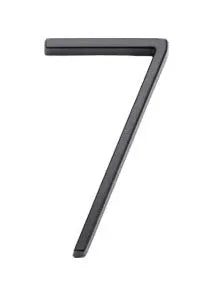 Sure-Loc 5" Floating House Number 7 in Flat Black finish