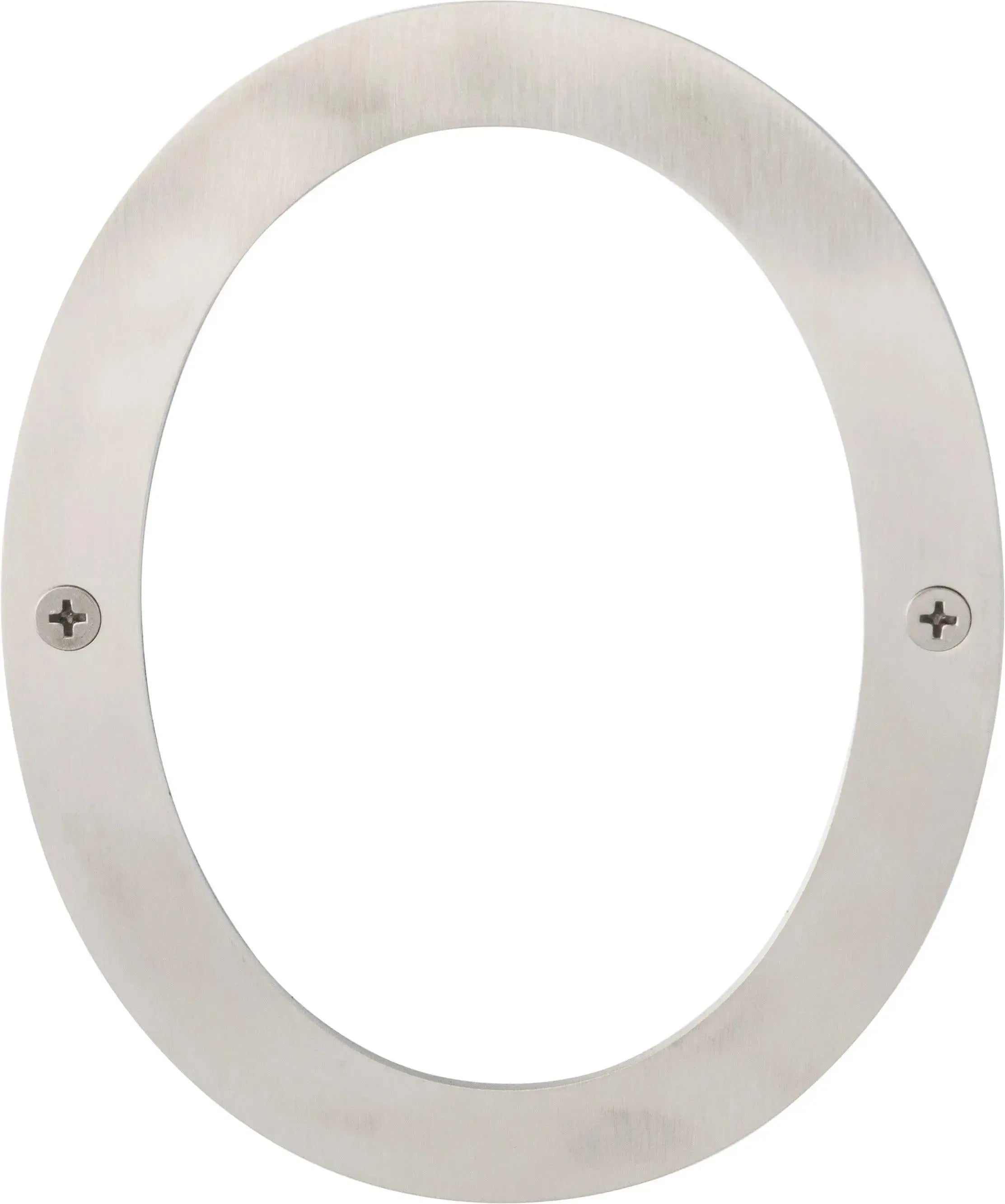 Sure-Loc 6" House Number 0 in Brushed Stainless Steel finish