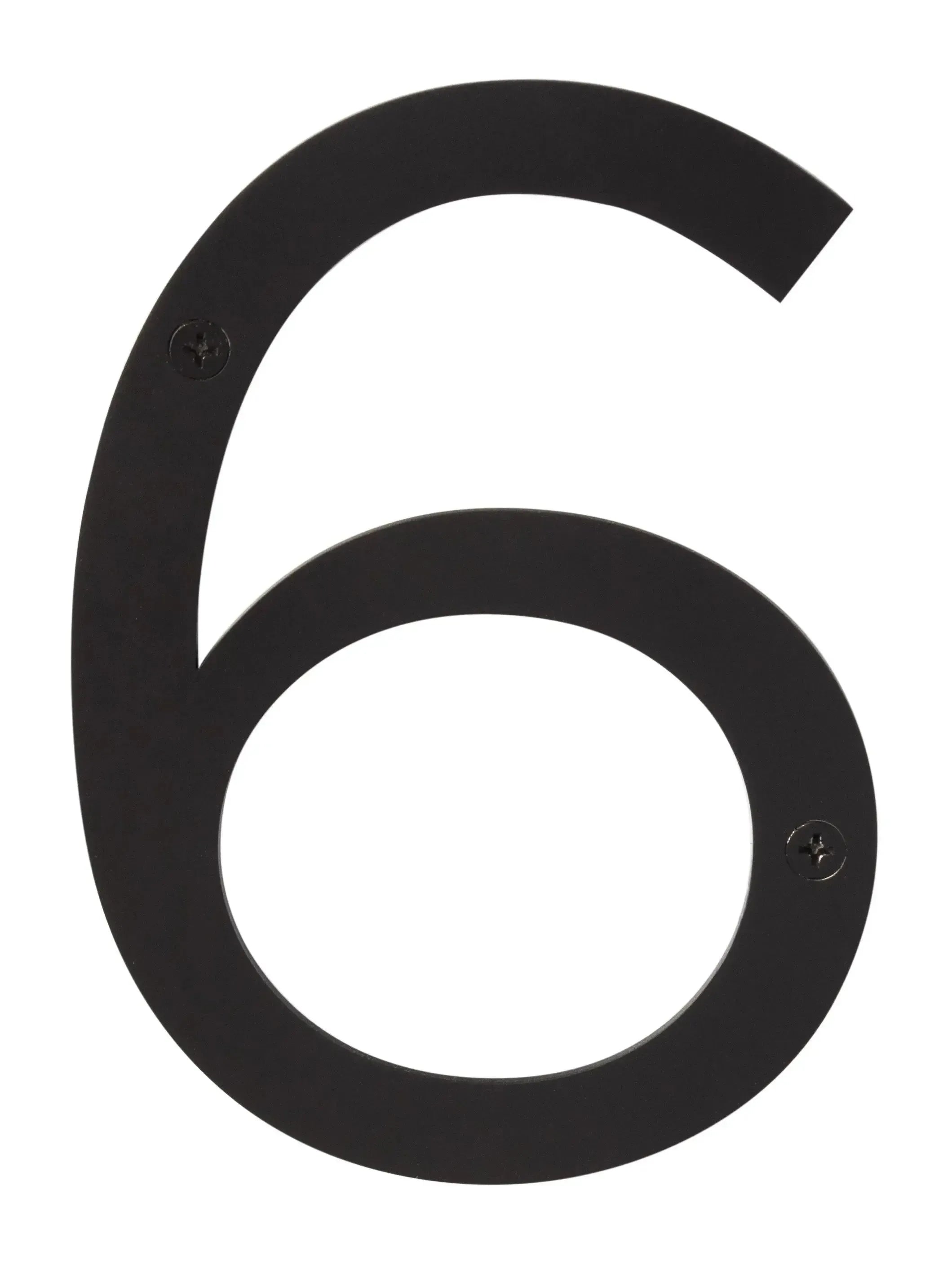Sure-Loc 6" House Number 6 in Vintage Bronze finish
