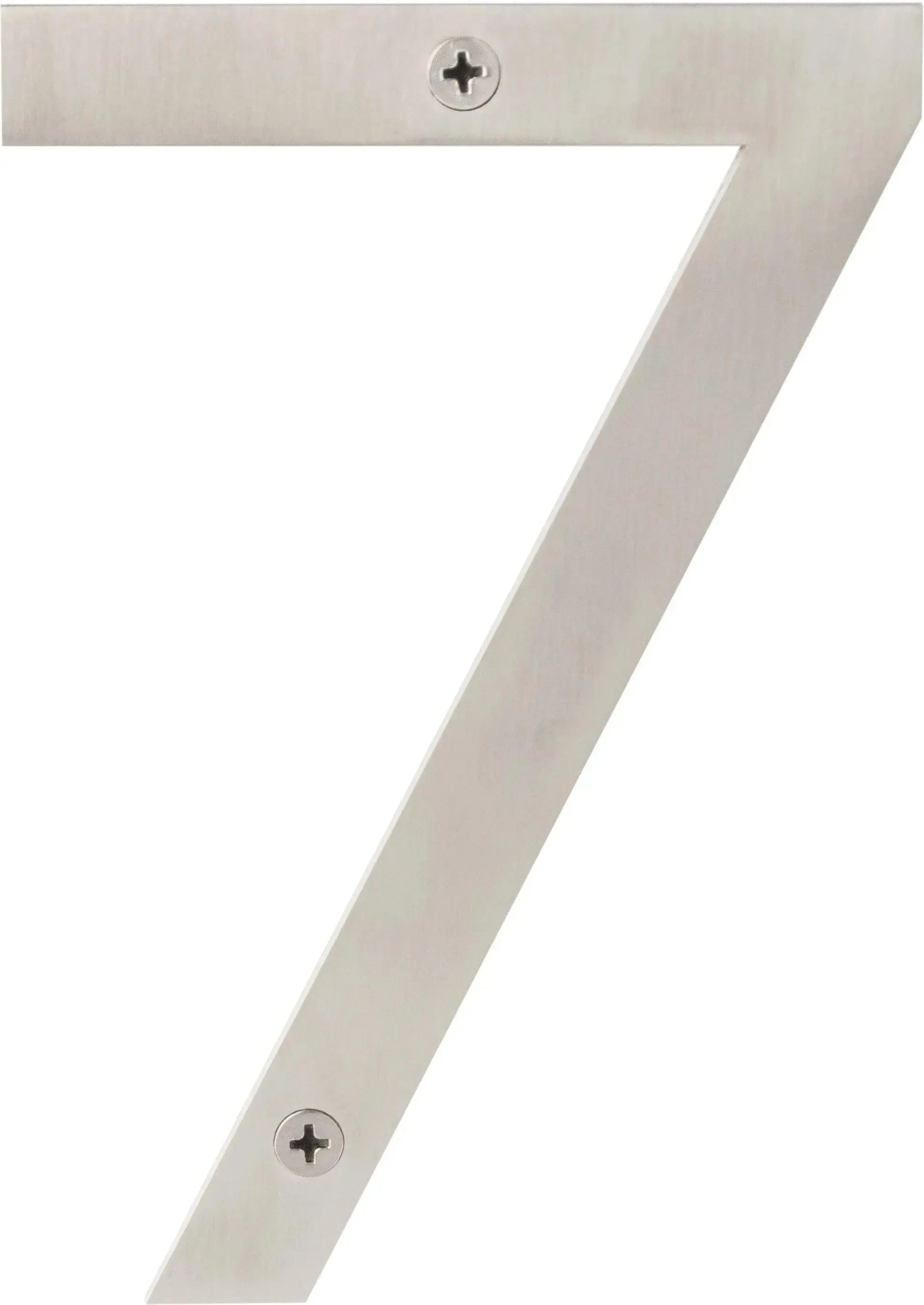 Sure-Loc 6" House Number 7 in Brushed Stainless Steel finish