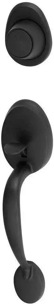Sure-Loc Alta Dummy Handleset-Exterior Trim Only in Flat Black finish