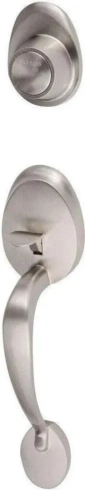 Sure-Loc Alta Dummy Handleset-Exterior Trim Only Satin Nickel