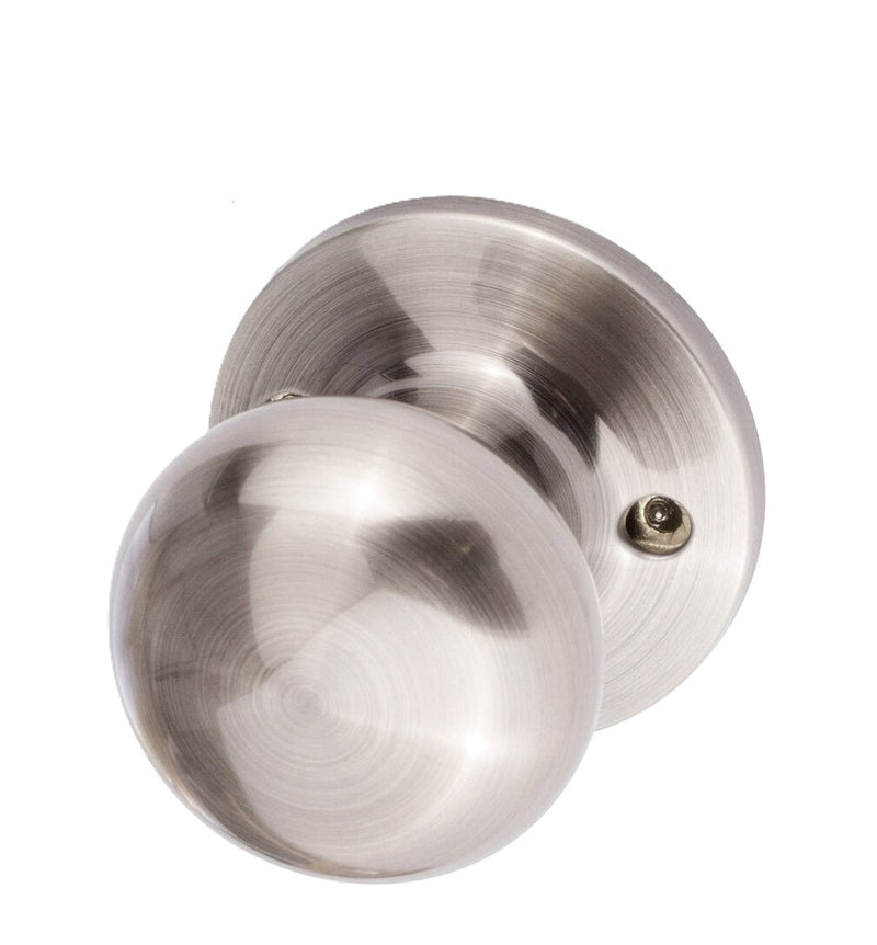 The Sure-Loc Durango Knob with Round Rosette in Antique Nickel finish