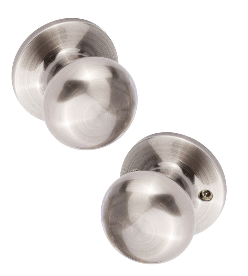 The Sure-Loc Durango Knob with Round Rosette in Antique Nickel finish