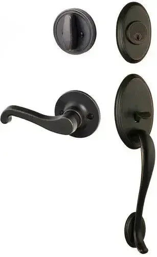 Sure-LocSure-Loc Aspen Handleset With Sage Lever Interior Trim in 