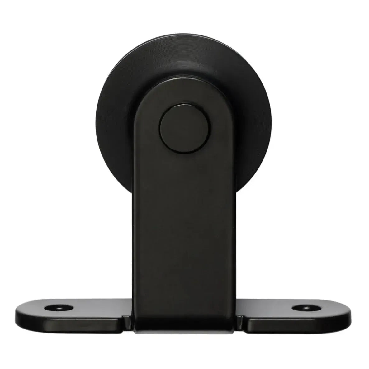 Sure-Loc Barn Track Roller, Top Mounted in Flat Black finish