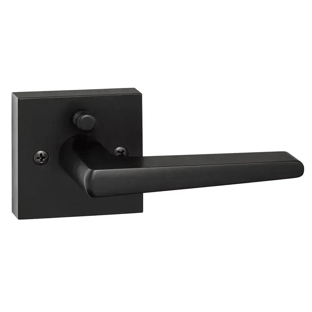 The Sure-Loc Basel 28 Degree Privacy Lever in Flat Black finish.