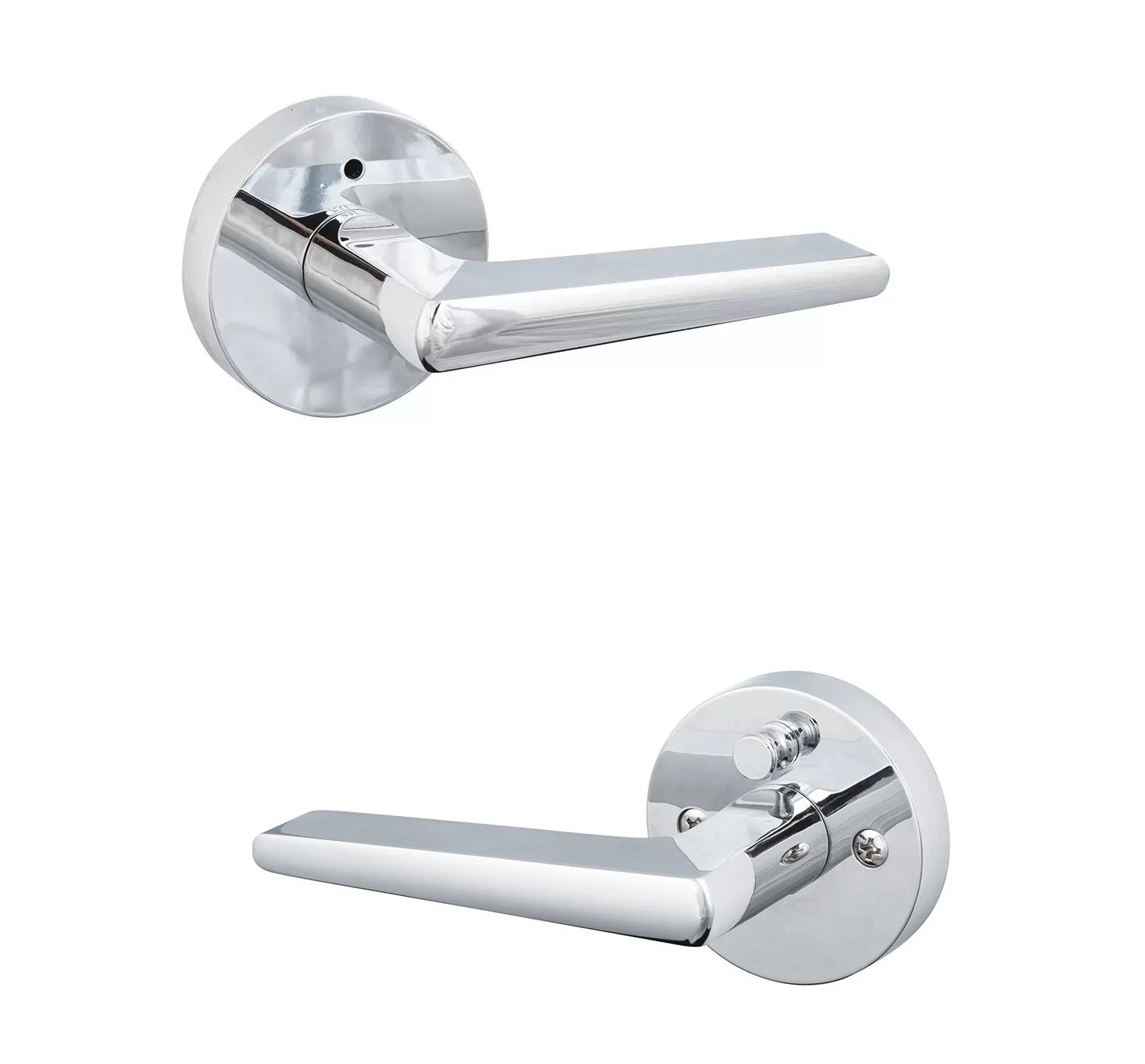 Sure-LocSure-Loc Basel Lever with Round Rosette in 