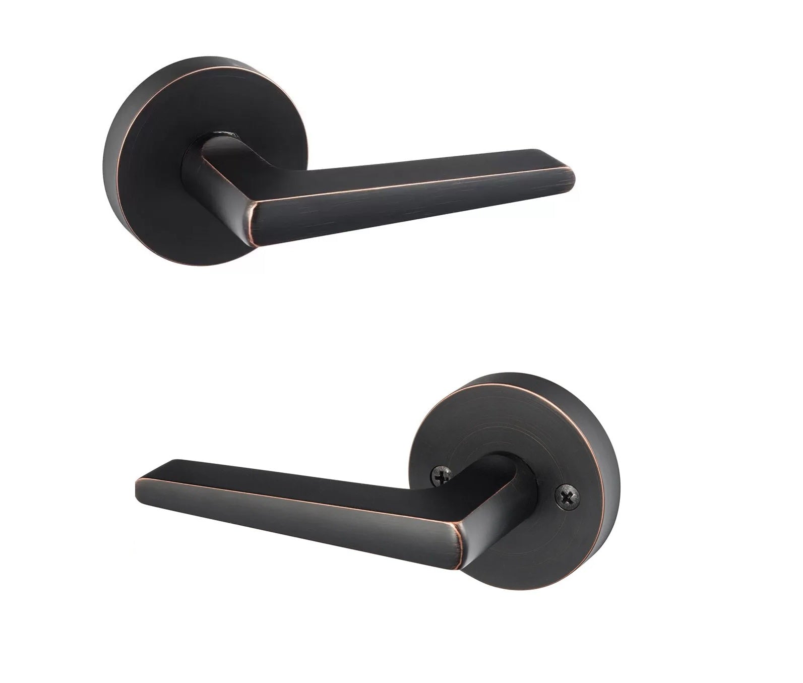 Sure-LocSure-Loc Basel Lever with Round Rosette in 