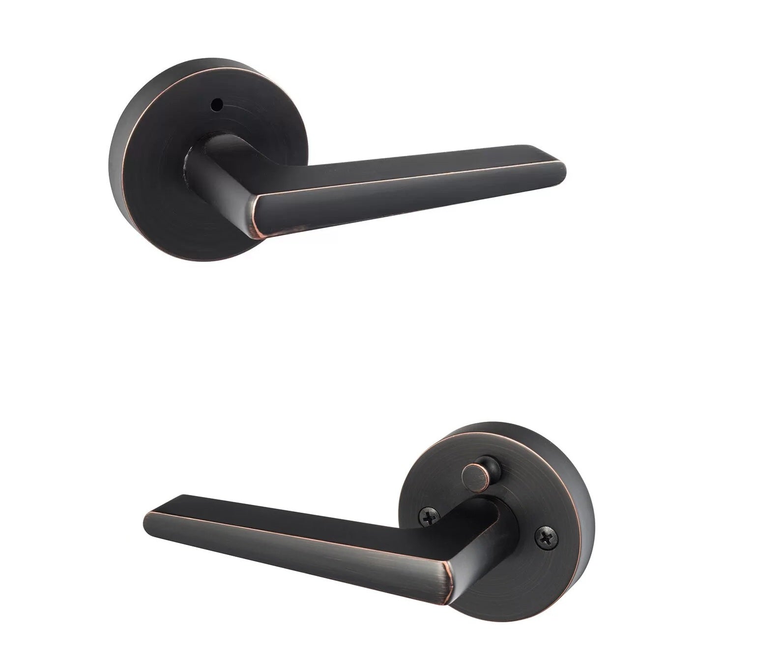 Sure-LocSure-Loc Basel Lever with Round Rosette in 