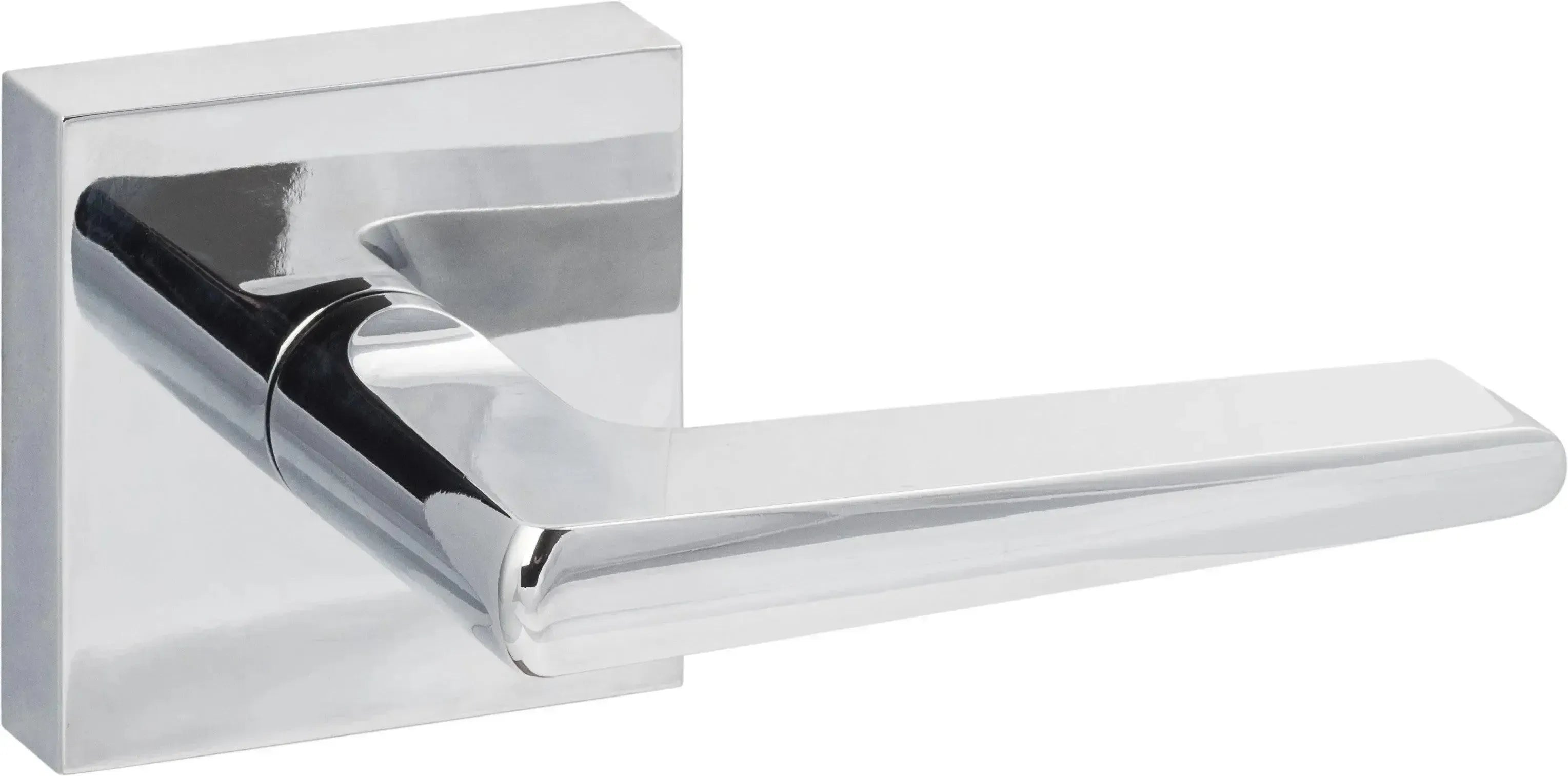 Sure-Loc Basel Lever with Square Rosette Flat Black
