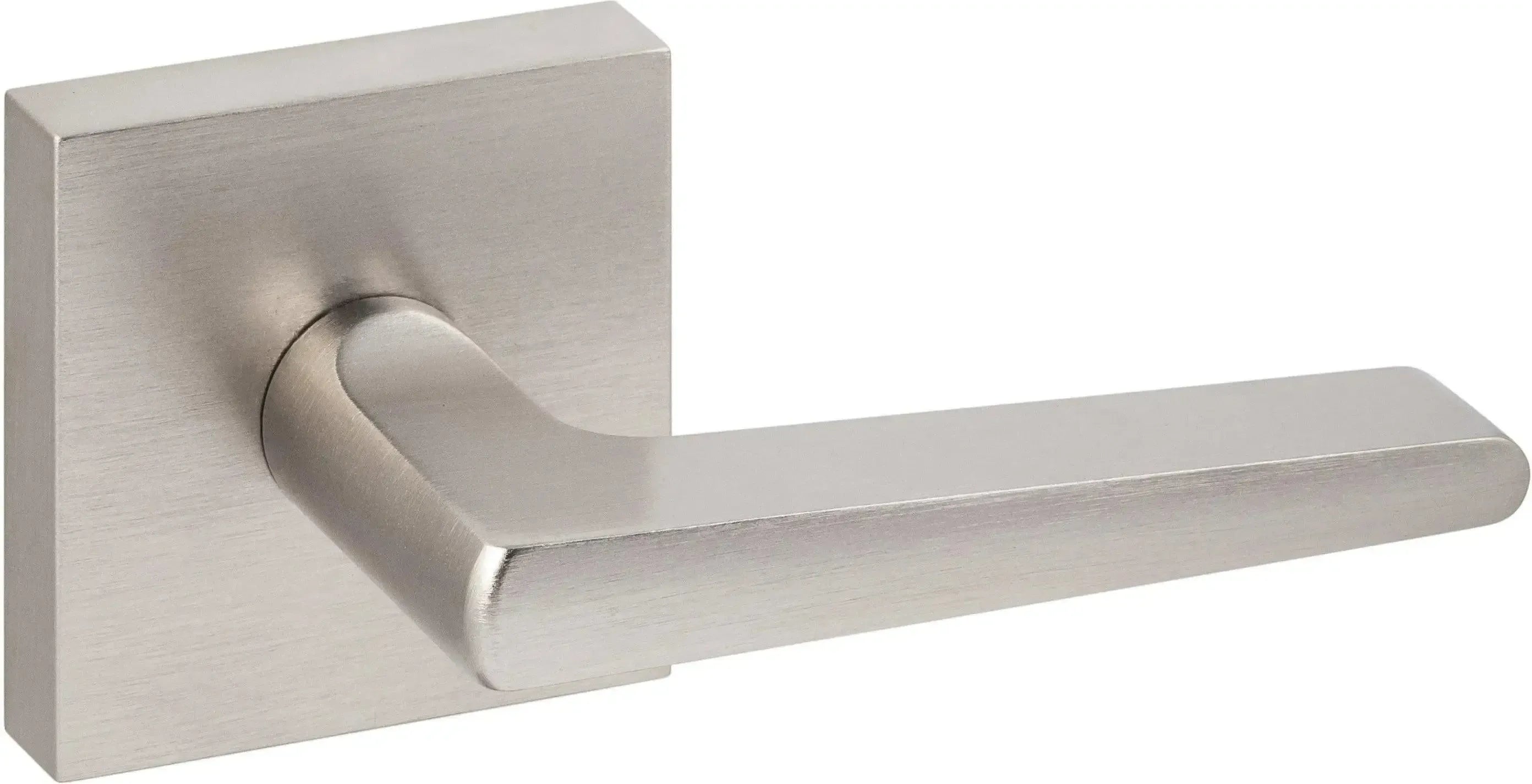 Sure-Loc Basel Lever with Square Rosette Polished Chrome