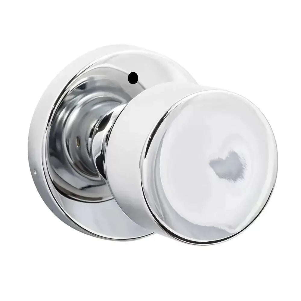 Sure-Loc Bergen Knob with Round Rosette in Polished Chrome finish