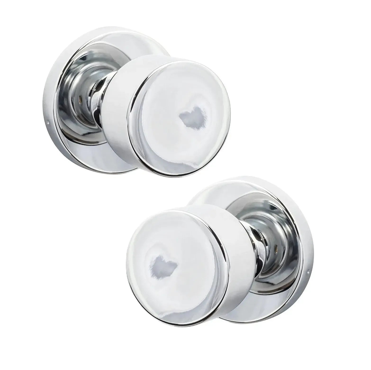 Sure-Loc Bergen Knob with Round Rosette in Polished Chrome finish
