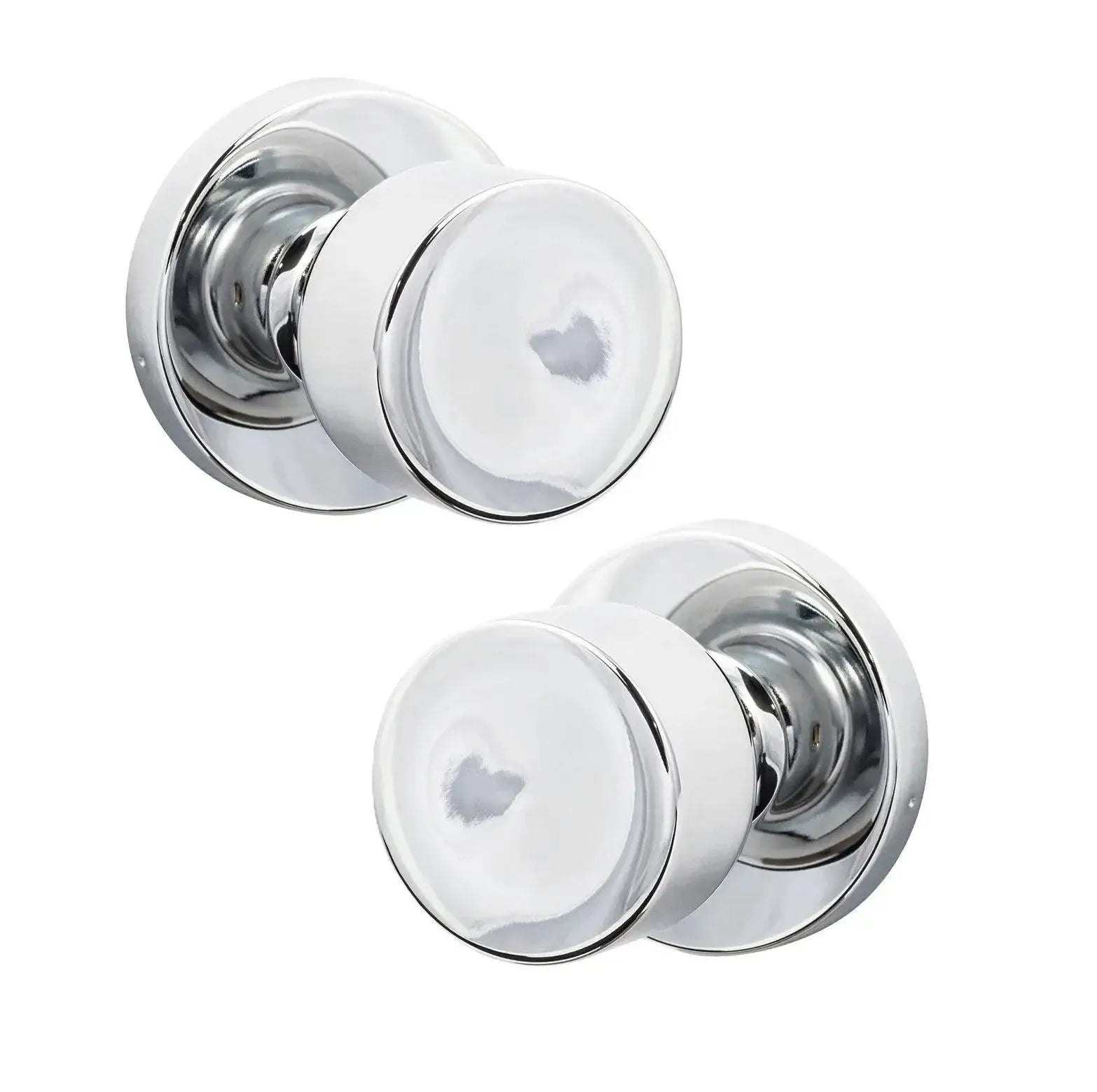 Sure-Loc Bergen Knob with Round Rosette Satin Stainless Steel