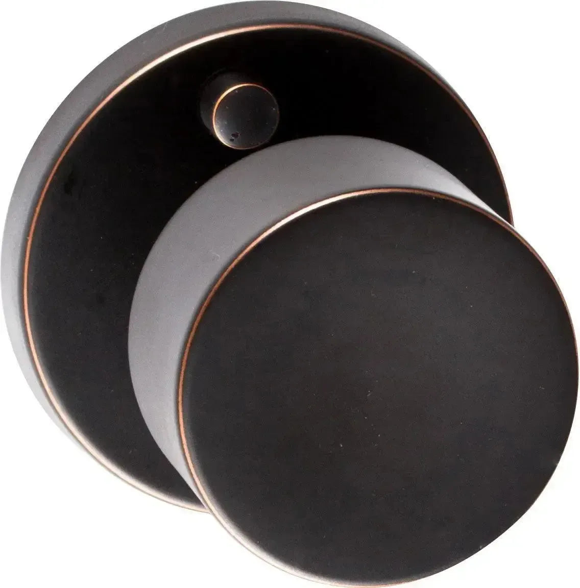 Sure-Loc Bergen Knob with Round Rosette Satin Stainless Steel