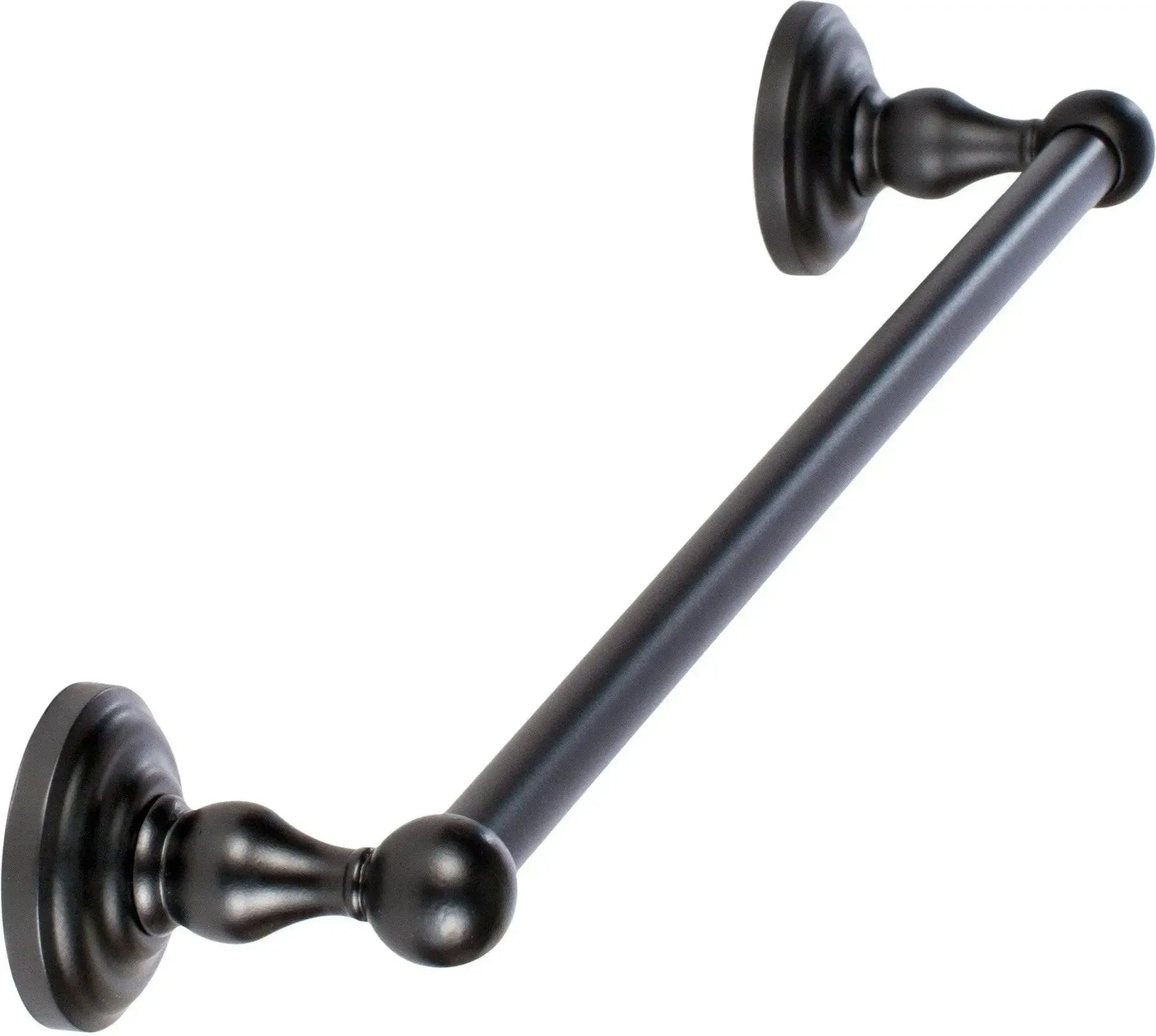 The Sure-Loc Boulder 18" Towel Bar in Flat Black finish