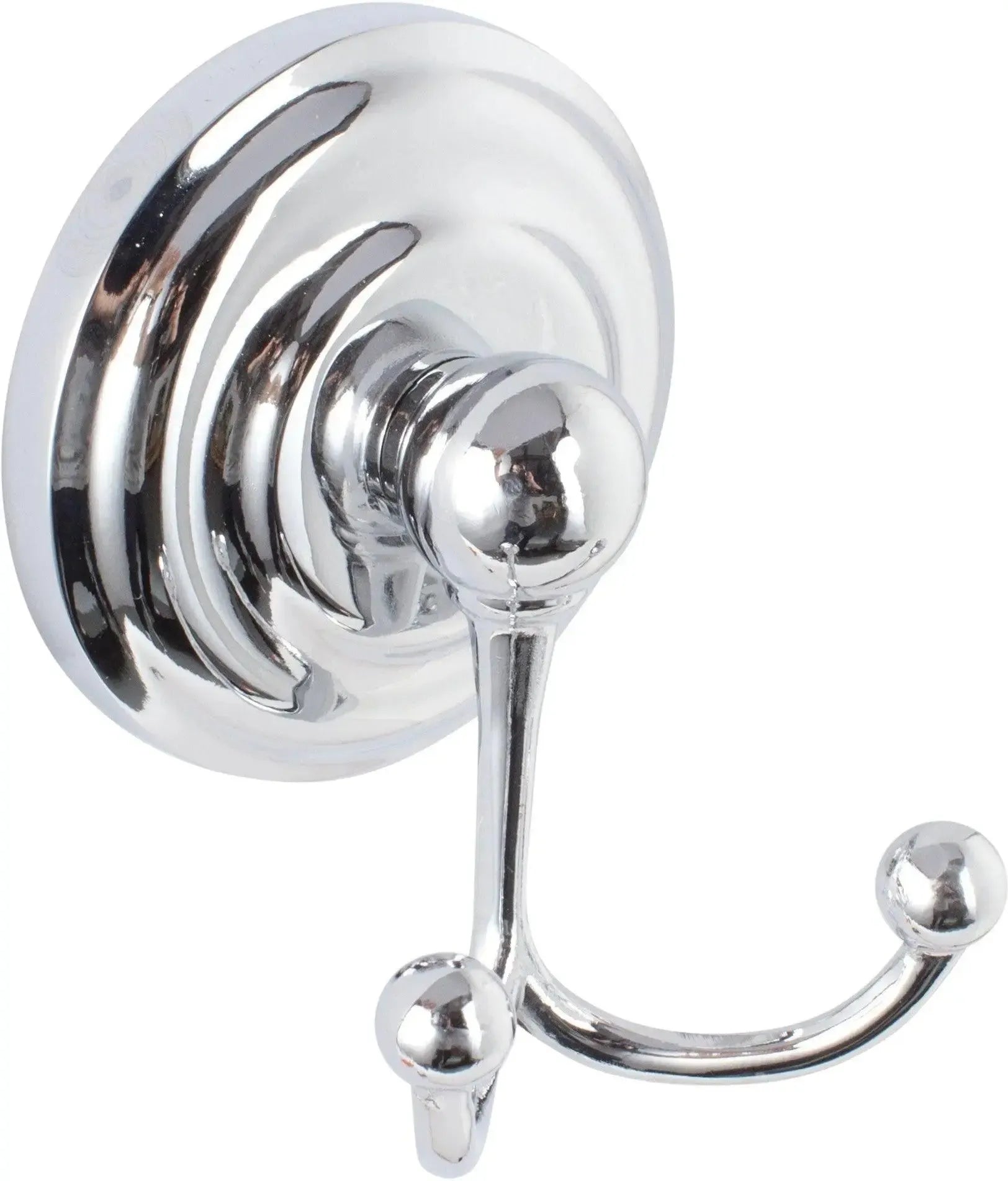 The Sure-Loc Boulder Robe Hook, With Double Hook in Polished Chrome finish