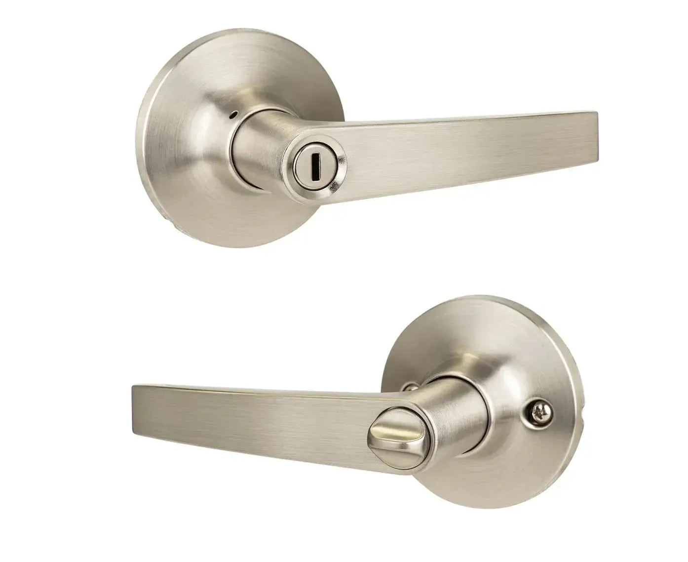 Sure-Loc Cedar Lever in Satin Nickel finish