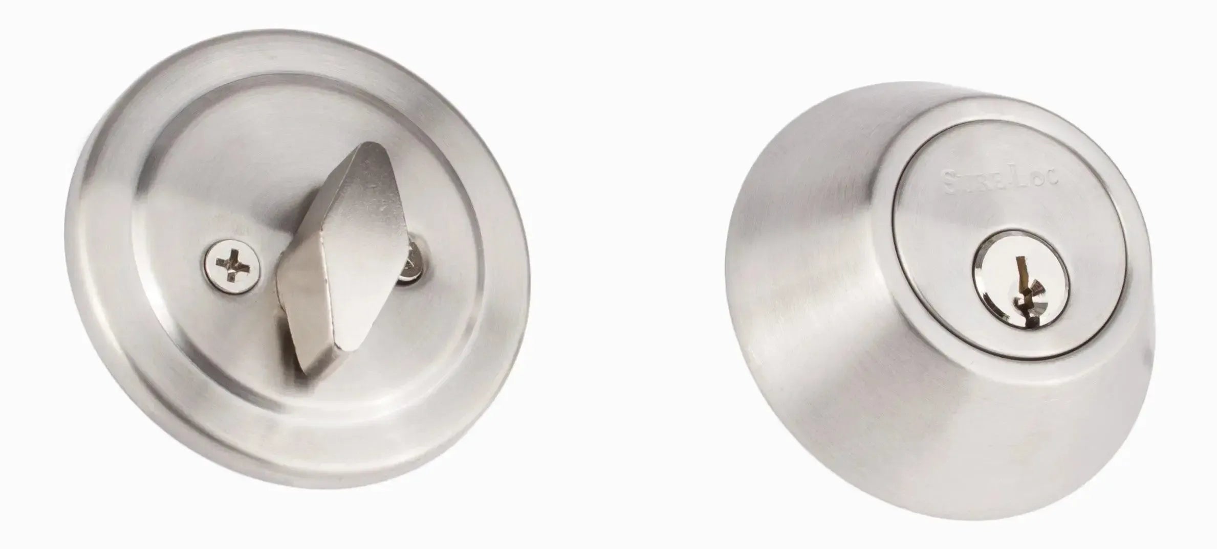 Sure-Loc Contemporary Deadbolt in Satin Stainless Steel finish