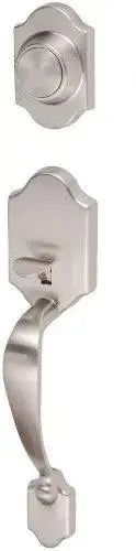 Sure-Loc Coral Dummy Handleset-Exterior Trim Only Satin Nickel