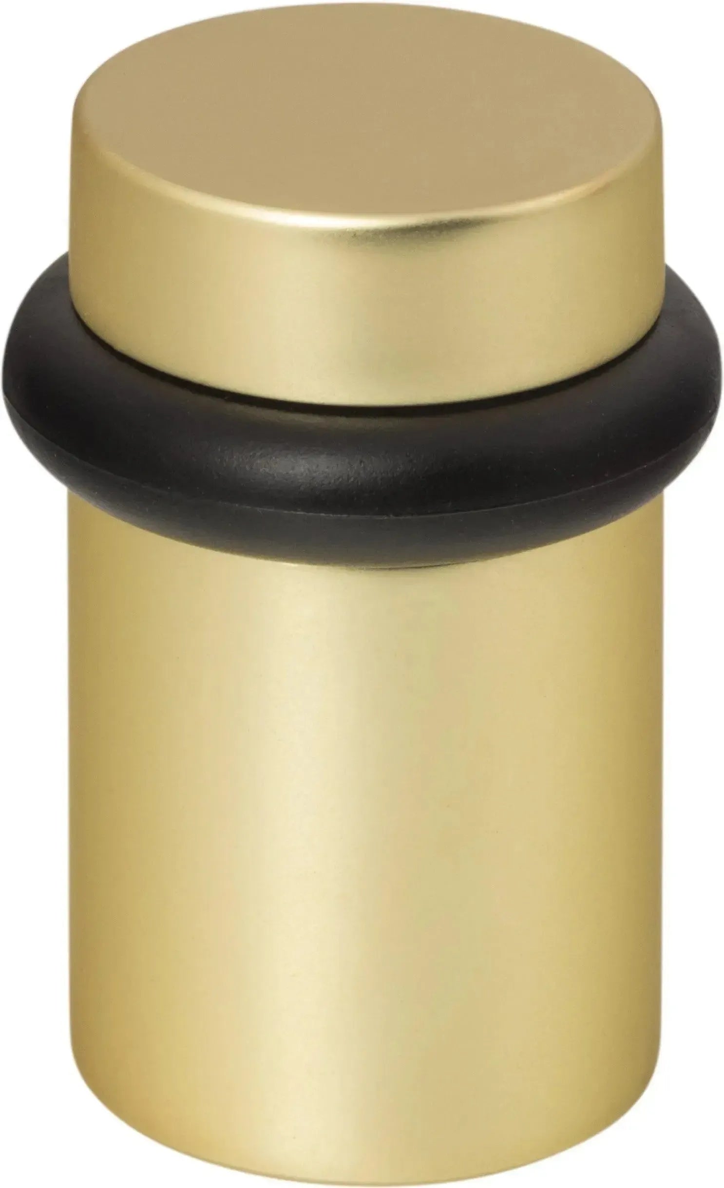 Sure-Loc Cylindrical Floor Stop Satin Brass