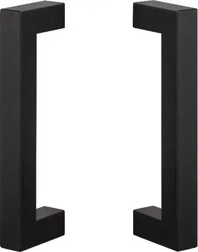 Sure-Loc Double Sided Square Barn Door Handle Flat Black