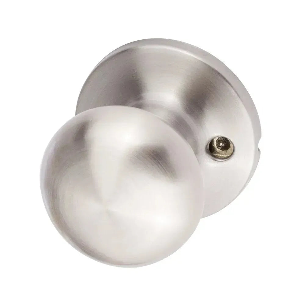 Sure-Loc Durango Knob with Round Rosette in Satin Nickel finish