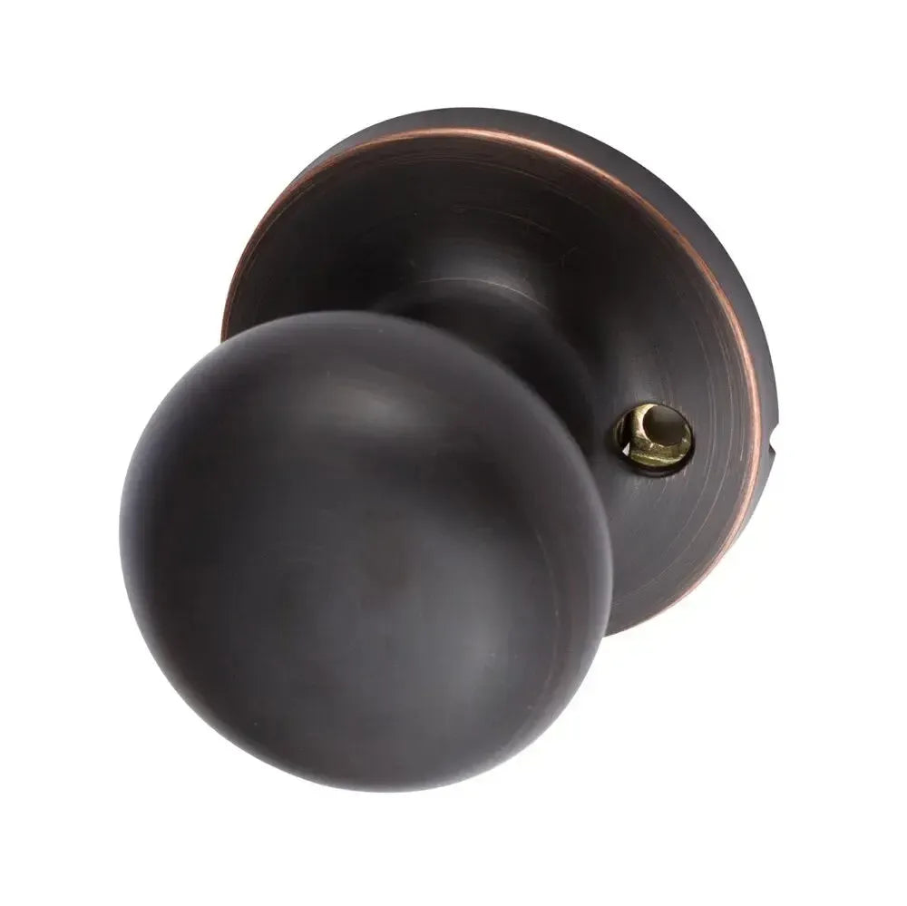 Sure-Loc Durango Knob with Round Rosette in Vintage Bronze finish
