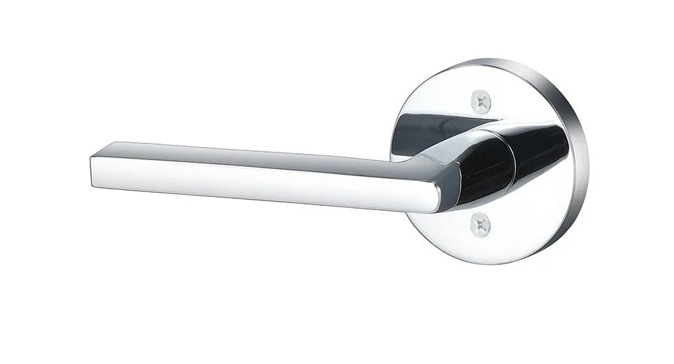 Sure-Loc Escala Lever with Round Rosette in Polished Chrome finish
