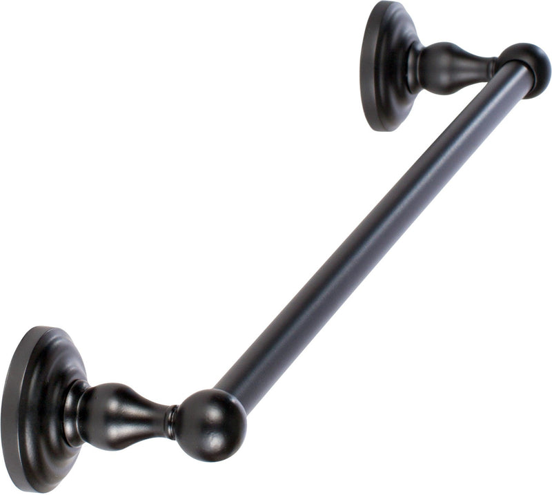 The Sure-Loc Boulder 24" Towel Bar in Flat Black finish