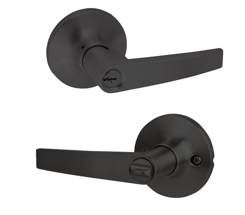 The Sure-Loc Cedar Lever in Flat Black finish