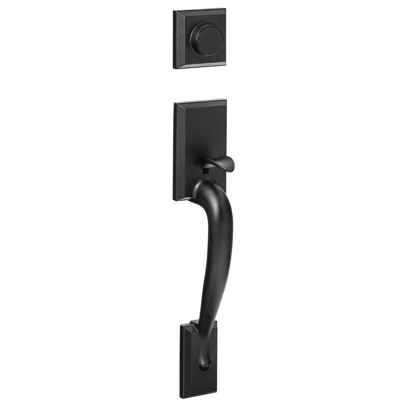 Sure-Loc Madison Dummy Handleset in Flat Black finish