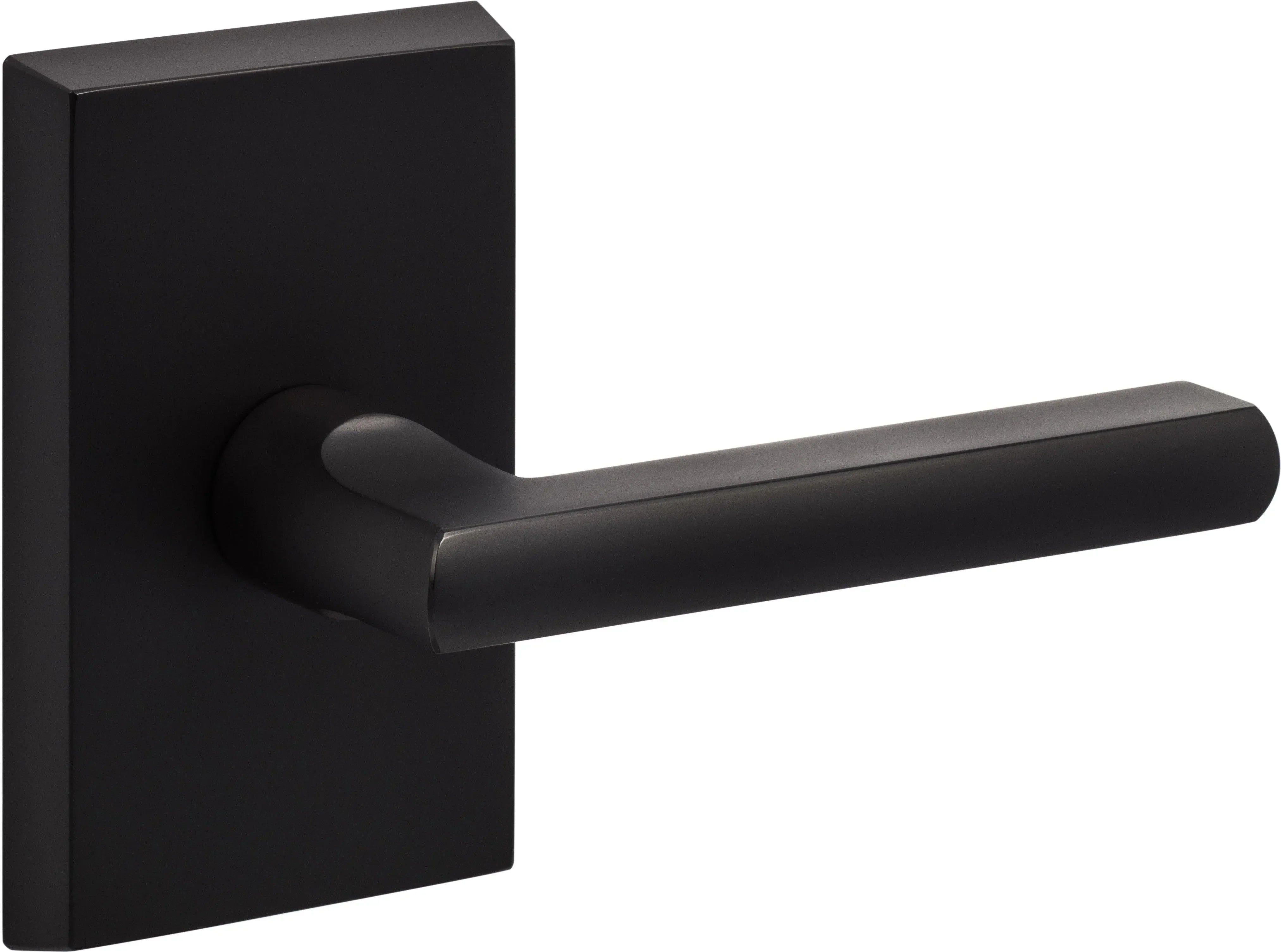Sure-Loc Logan Passage Lever in Flat Black finish
