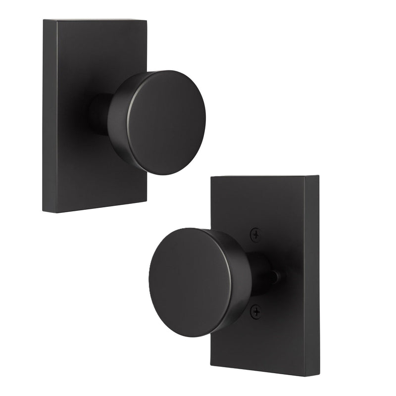 Sure-Loc Zermatt Knob in Flat Black finish