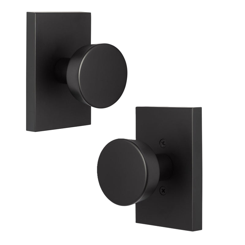 Sure-Loc Zermatt Knob in Flat Black finish