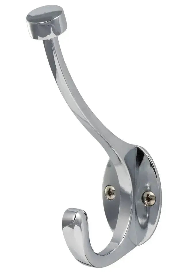 Sure-Loc Heavy Duty Pilltop Coat Hook in Polished Chrome finish