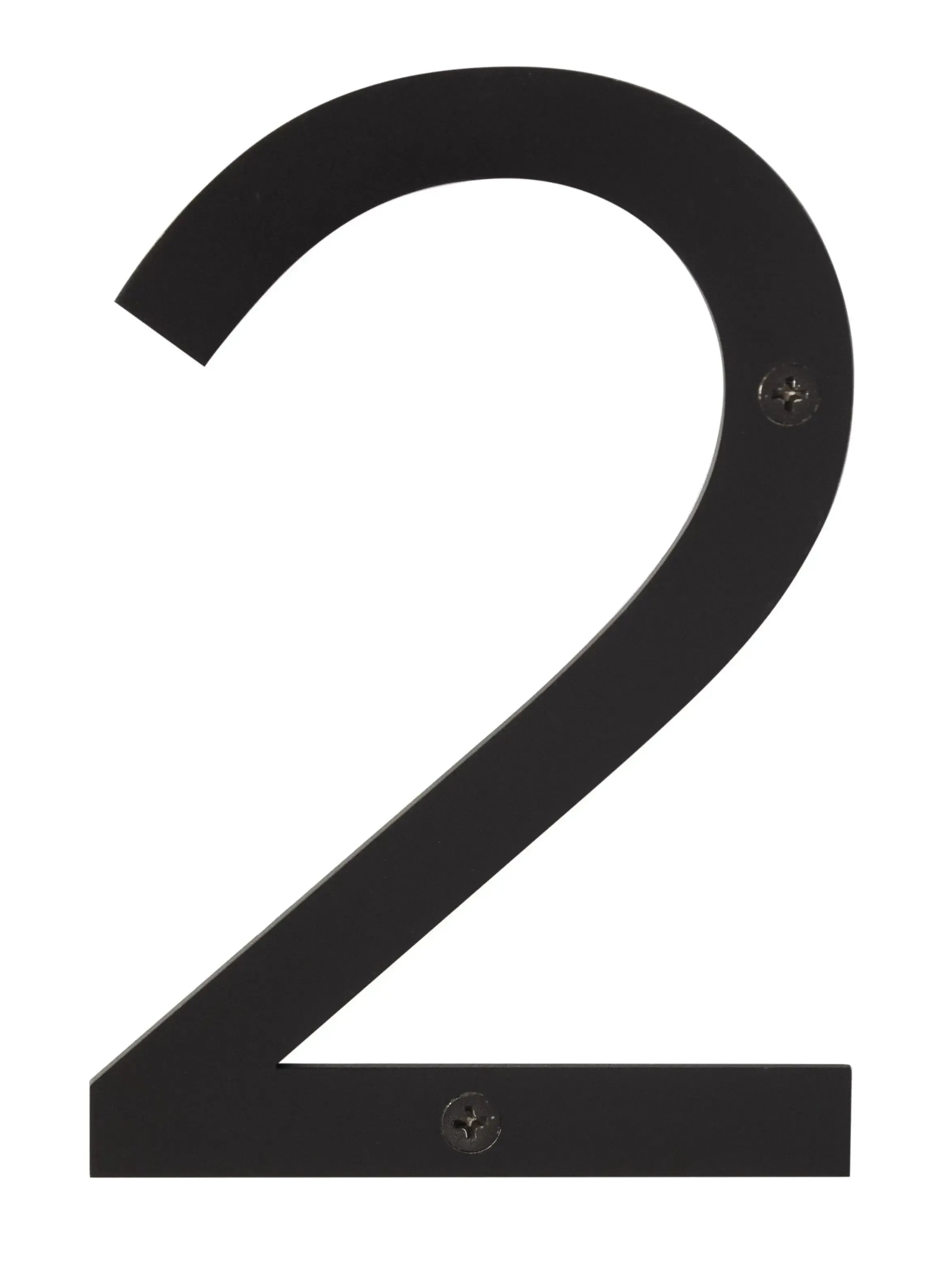 Sure-Loc House Number, 6", No. 2 in Vintage Bronze finish