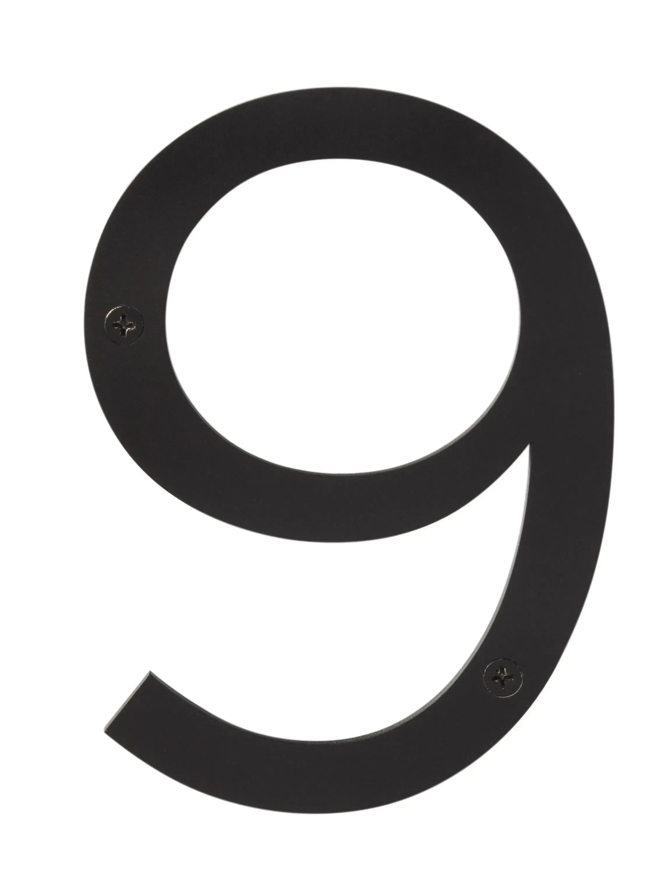 Sure-Loc House Number, 6", No. 9 in Vintage Bronze finish