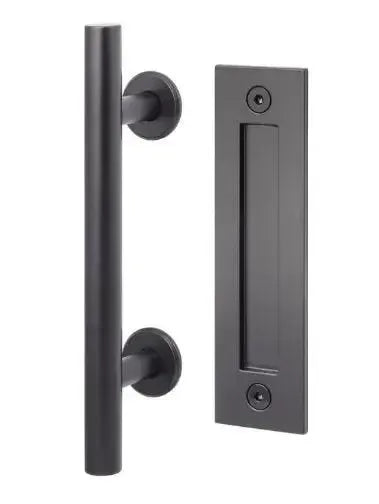 Sure-LocSure-Loc Ladder Barn Door Handle with Flush Mounted Handle, 12" in 