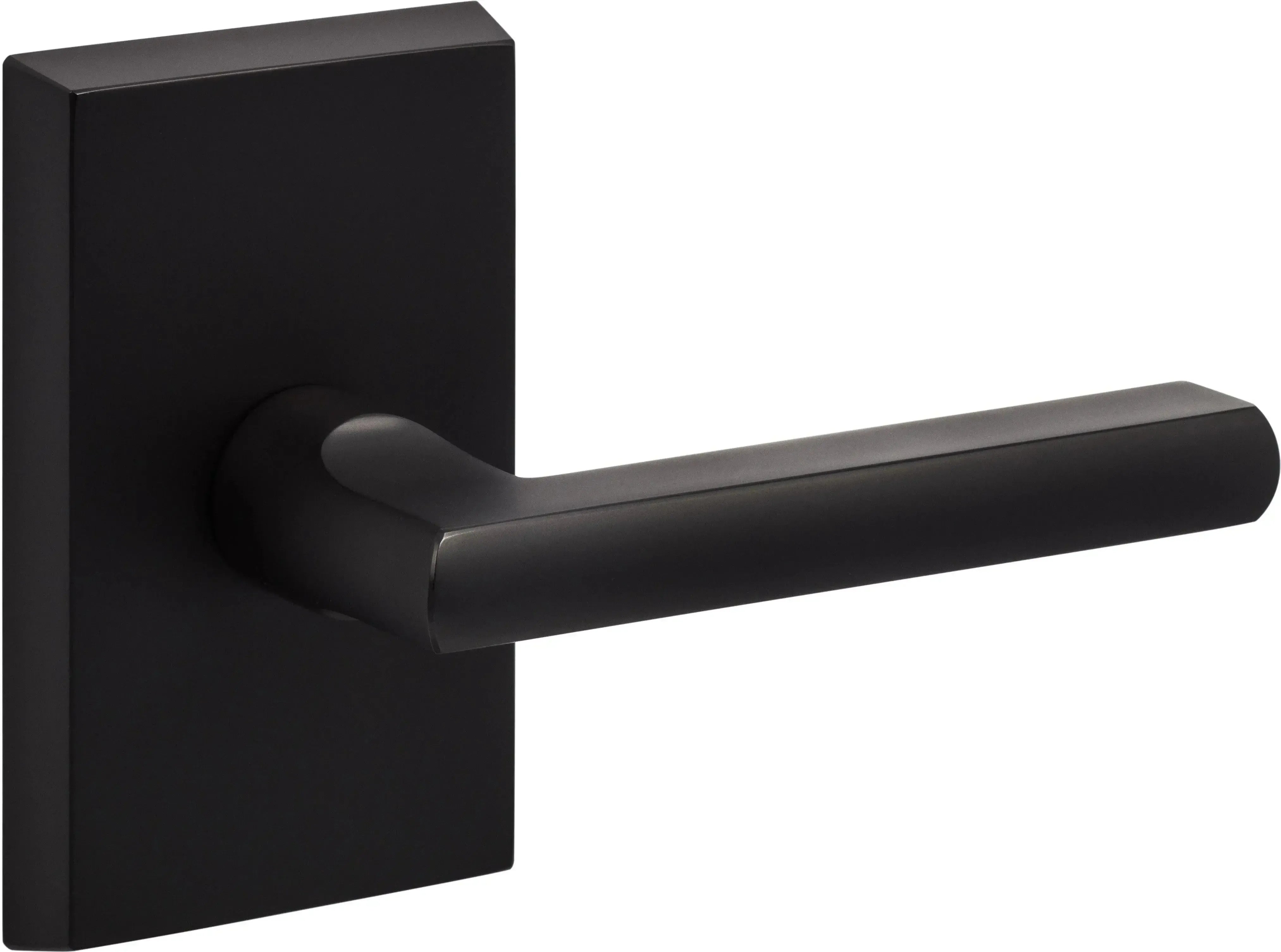 Sure-Loc Logan Passage Lever in Flat Black finish