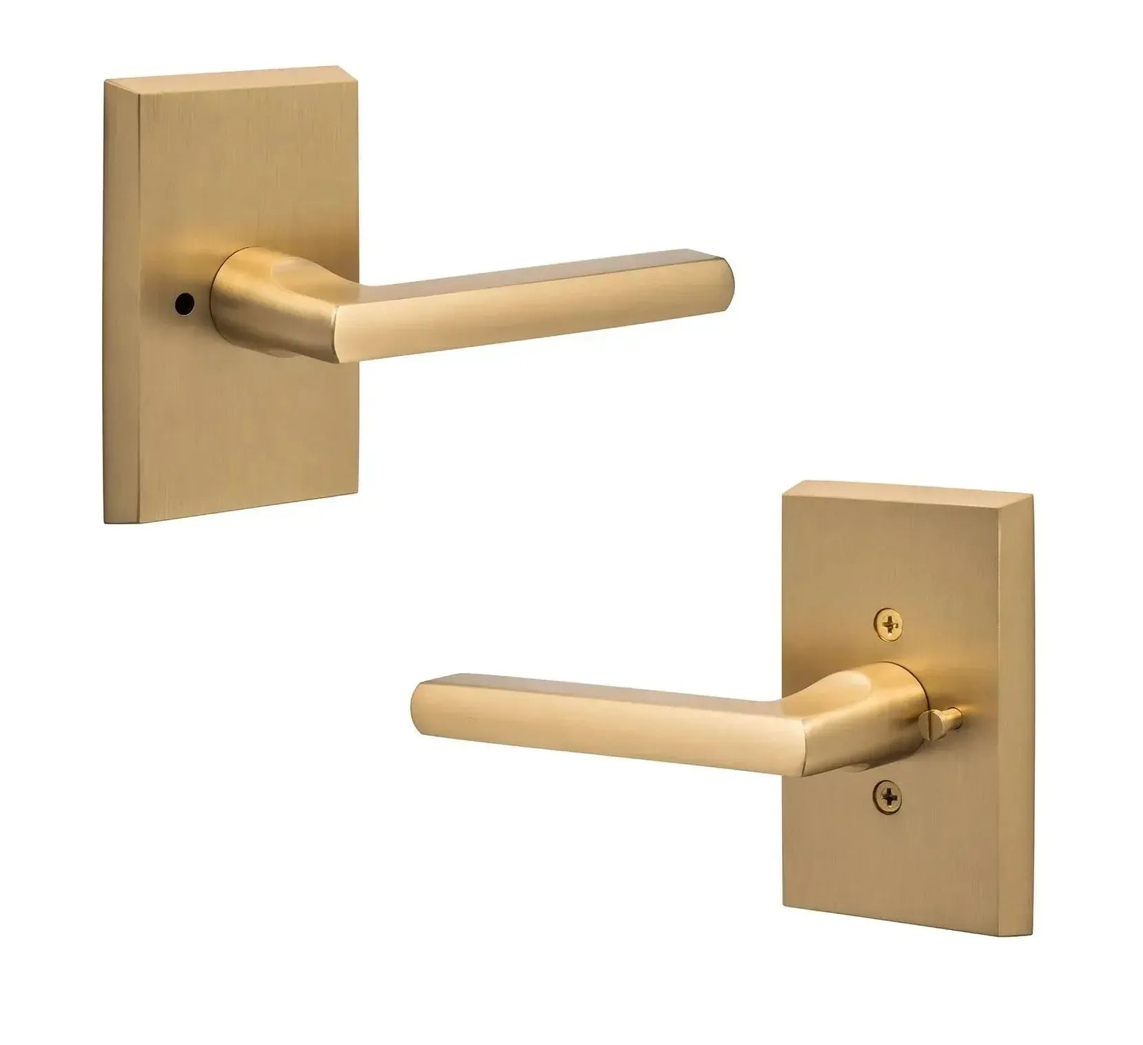 Sure-Loc Logan Lever in Satin Brass finish